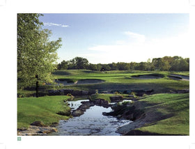 Spectacular Golf: tee shot framing a historic Texas hole with dramatic elevation