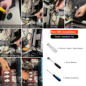 INTGET OBC bypass wire included for compatibility with older Club Car models.