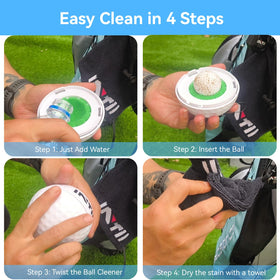 INTII white golf ball cleaner presented as a gift-ready option.