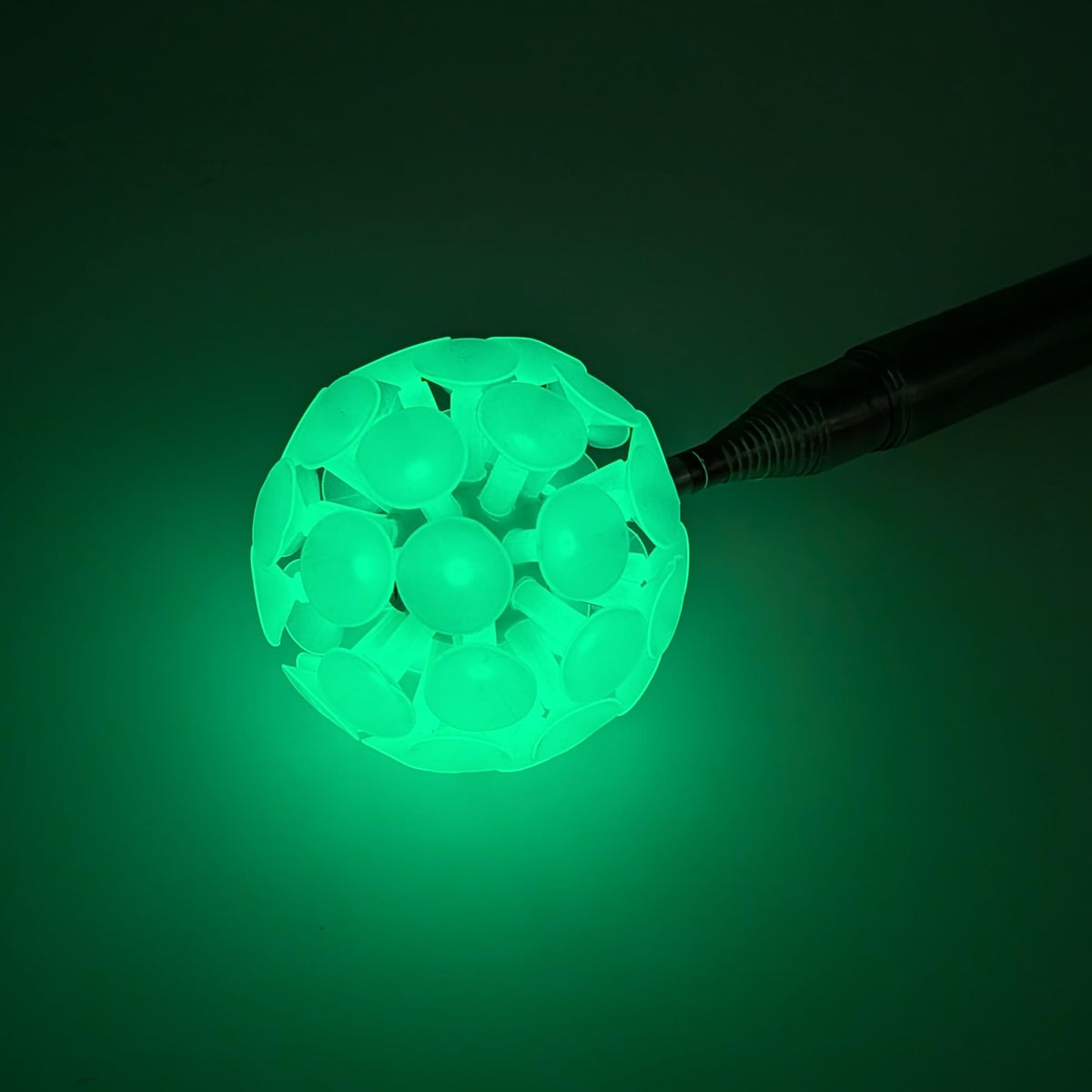 InZone Kwik-Stik XXL Glow Suck-It suction head for strong grip in low light.