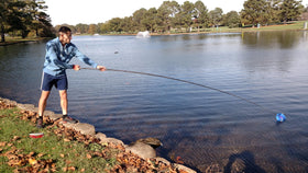 InZone Kwik-Stik XXL telescoping pole combines light weight with strength.