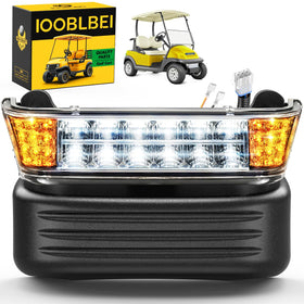 IOOBLBEI Club Car Precedent LED headlight front view for enhanced nighttime visibility.