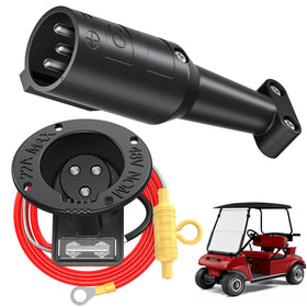 IOOBLBEI Club Car DS charging port ready for 48V charging