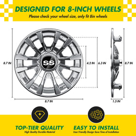 IOOBLBEI ABS and chrome plating offer long-lasting shine.