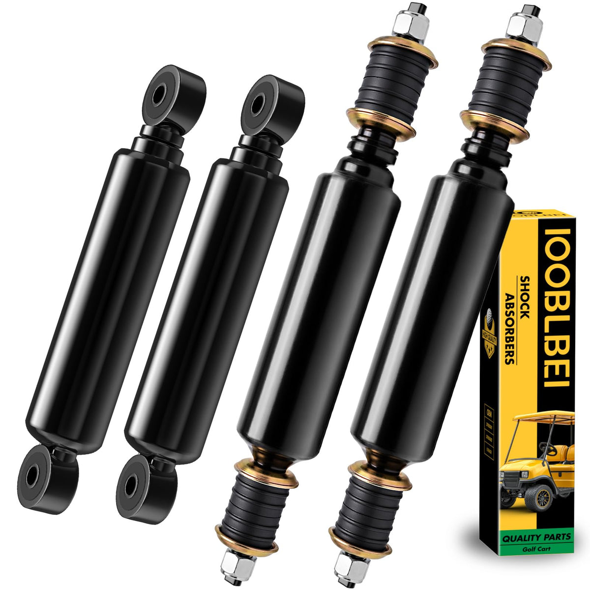IOOBLBEI front shock assembly on a Club Car smooths daily rides