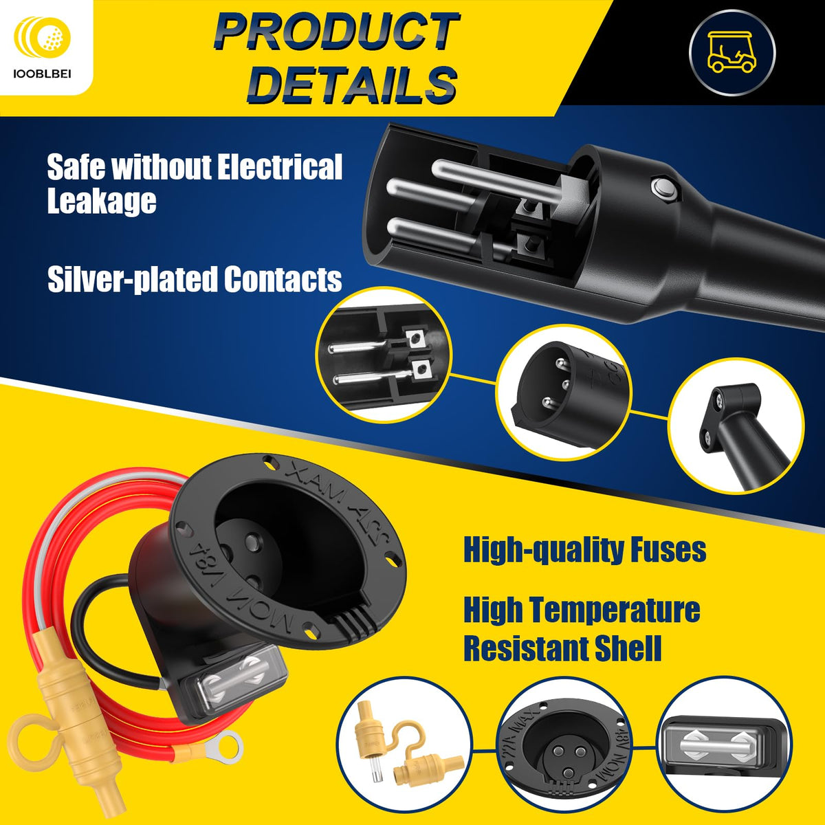 IOOBLBEI durable connector design supports long-term use