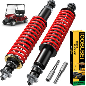 IOOBLBEI EZGO shock absorber installed on cart front and rear for improved stability.