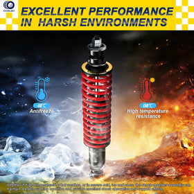 IOOBLBEI EZGO Medalist front shock enhances ride quality