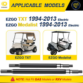 IOOBLBEI EZGO rear axle shaft 20377-G12—driver side with precise spline.