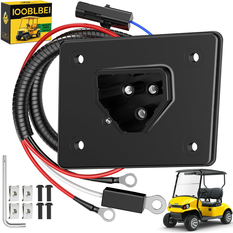 IOOBLBEI EZGO RXV 48V charger receptacle ready for reliable charging