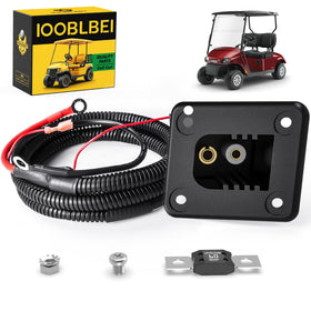 IOOBLBEI EZGO TXT charger receptacle for 1994–2008 boosts charging reliability.