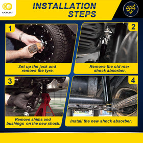 IOOBLBEI high-strength steel shocks resist wear for longer performance
