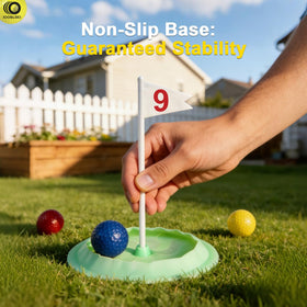 IOOBLBEI mini golf game simple assembly and compact storage