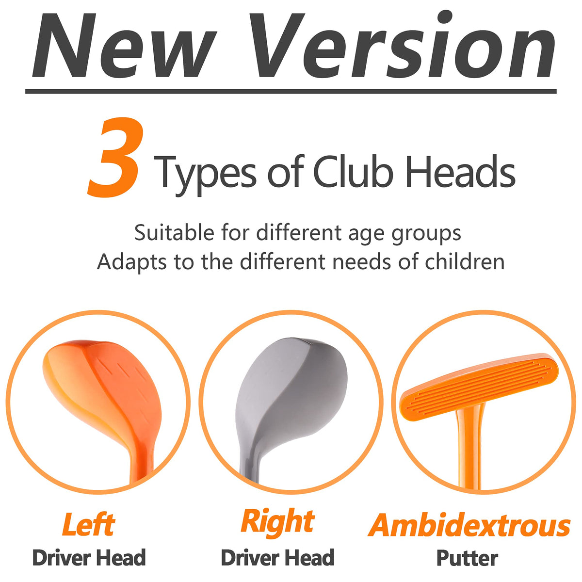 iplay iLearn kids golf set includes 15 balls for versatile practice