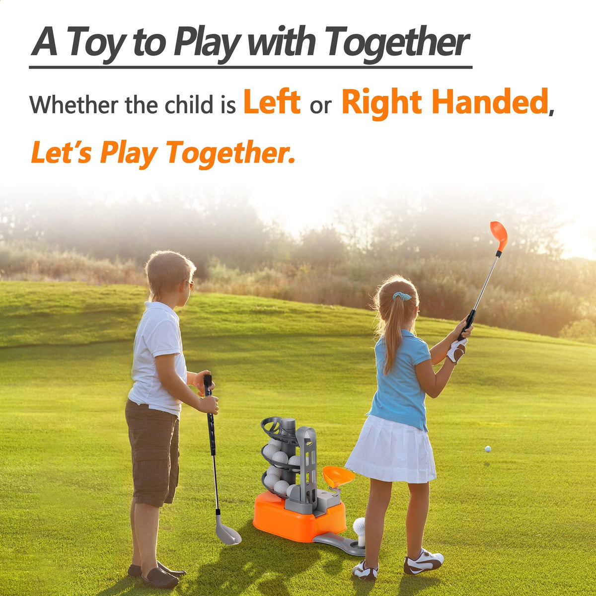 iplay iLearn putter helps kids aim with fun hole-style challenges