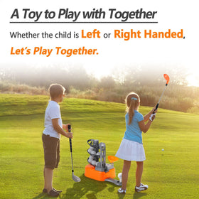 iplay iLearn putter helps kids aim with fun hole-style challenges