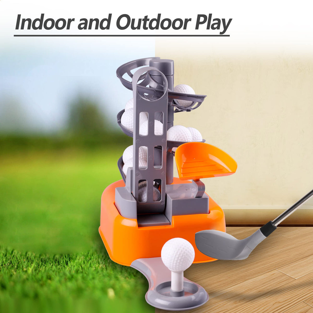 iplay iLearn safe kids golf toy emphasizes safety and shared play