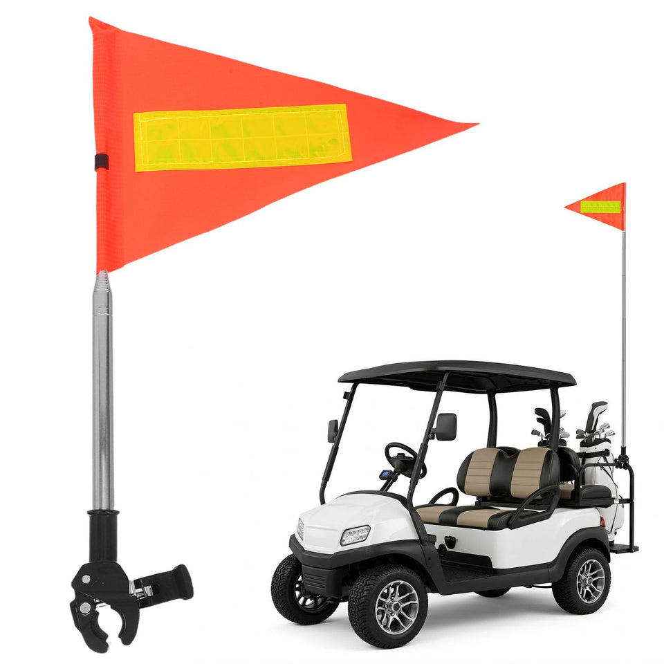 iplusmile bike flag with telescoping pole increases daytime visibility for safer rides.