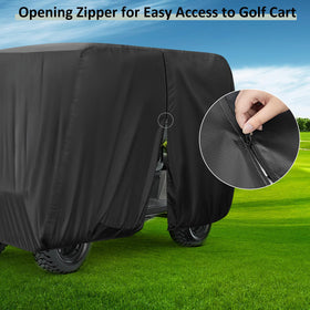 Isamant golf cart cover all weather protection for year round use.