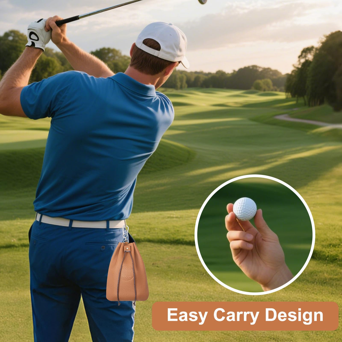 iSamzan drawstring pouch keeps contents secure during play.