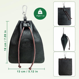 Ultra-lightweight iSamzan golf tee bag in palm size
