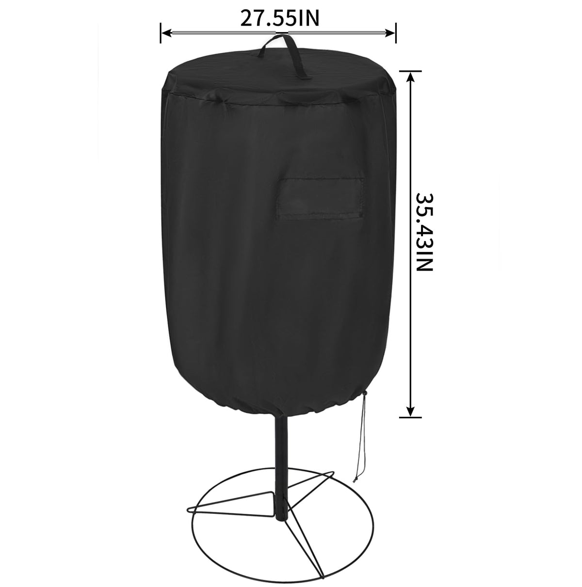 Ventilated design helps dew dry quickly.