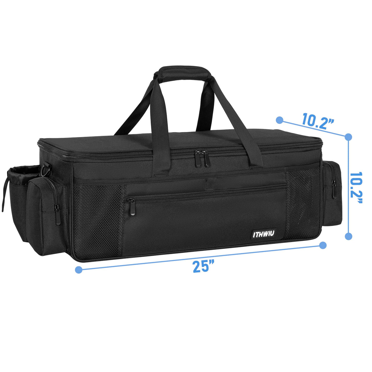 ITHWIU Disc Golf Storage Bag multiple side pockets for accessories
