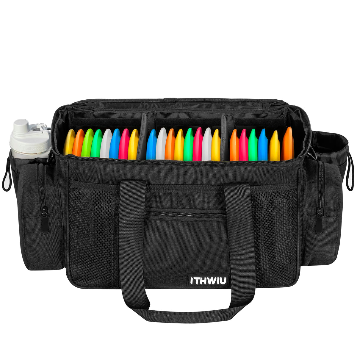 ITHWIU tournament-ready bag keeps discs ready for a round.