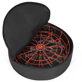 ITHWIU padded bag with rod pockets keeps disc-golf basket components organized.