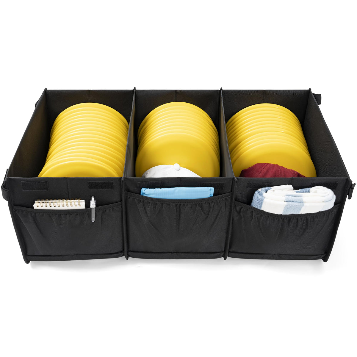 ITHWIU waterproof fabric protects discs and gear in wet conditions.