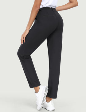IUGA stretchy pants with elastic waistband and belt loops for easy, comfortable wear.