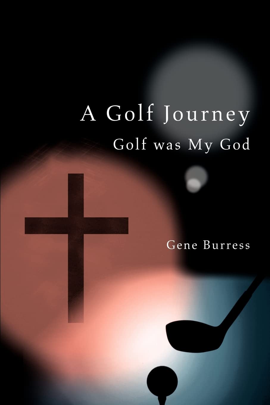 iUniverse A Golf Journey cover shows a reflective golfer, ideal for readers of golf history.