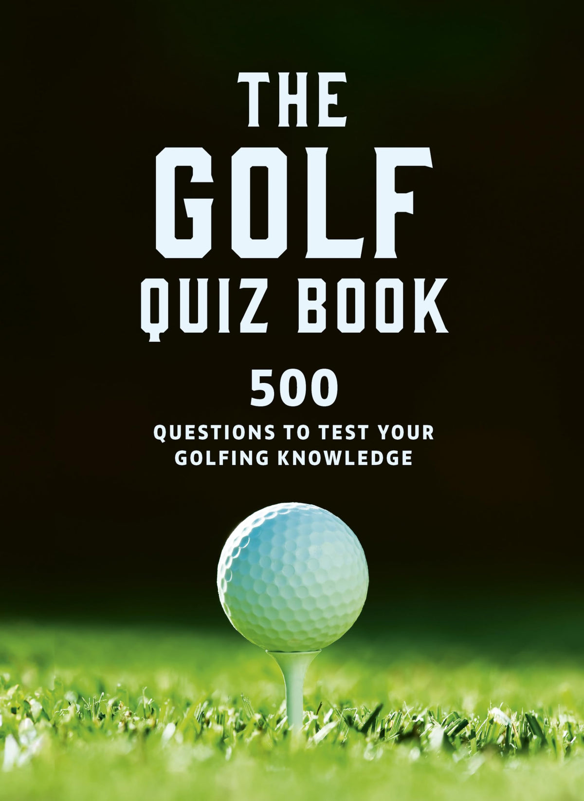 Ivy Press The Golf Quizbook cover, inviting gift for golf lovers.