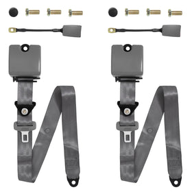 IYUANWH 3-point seatbelt pad front view shows retractable lap protection.