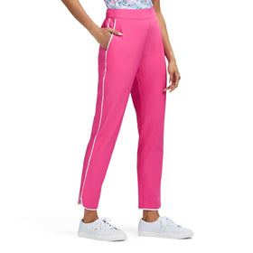 IZOD Candi Piped Capri, side seam piping visible, sporty style for active days
