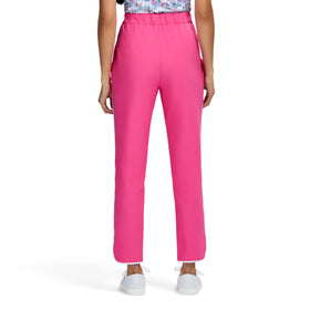 IZOD Candi Piped Capri waistband closeup emphasizes secure fit and comfort