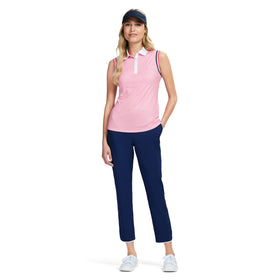 Izod Candi Piped Capri Medieval Blue side piping detail adds fashion edge.