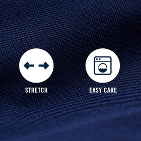 IZOD Saltwater Stretch Twill pants asphalt close-up showing casual versatility.