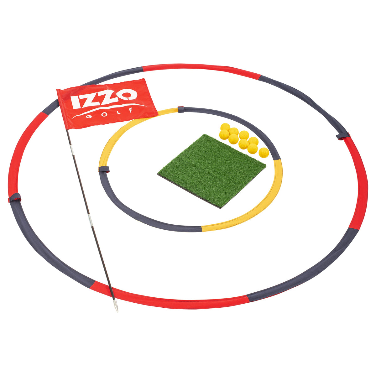 Izzo foam balls 9-pack mimic real flight for safe practice.