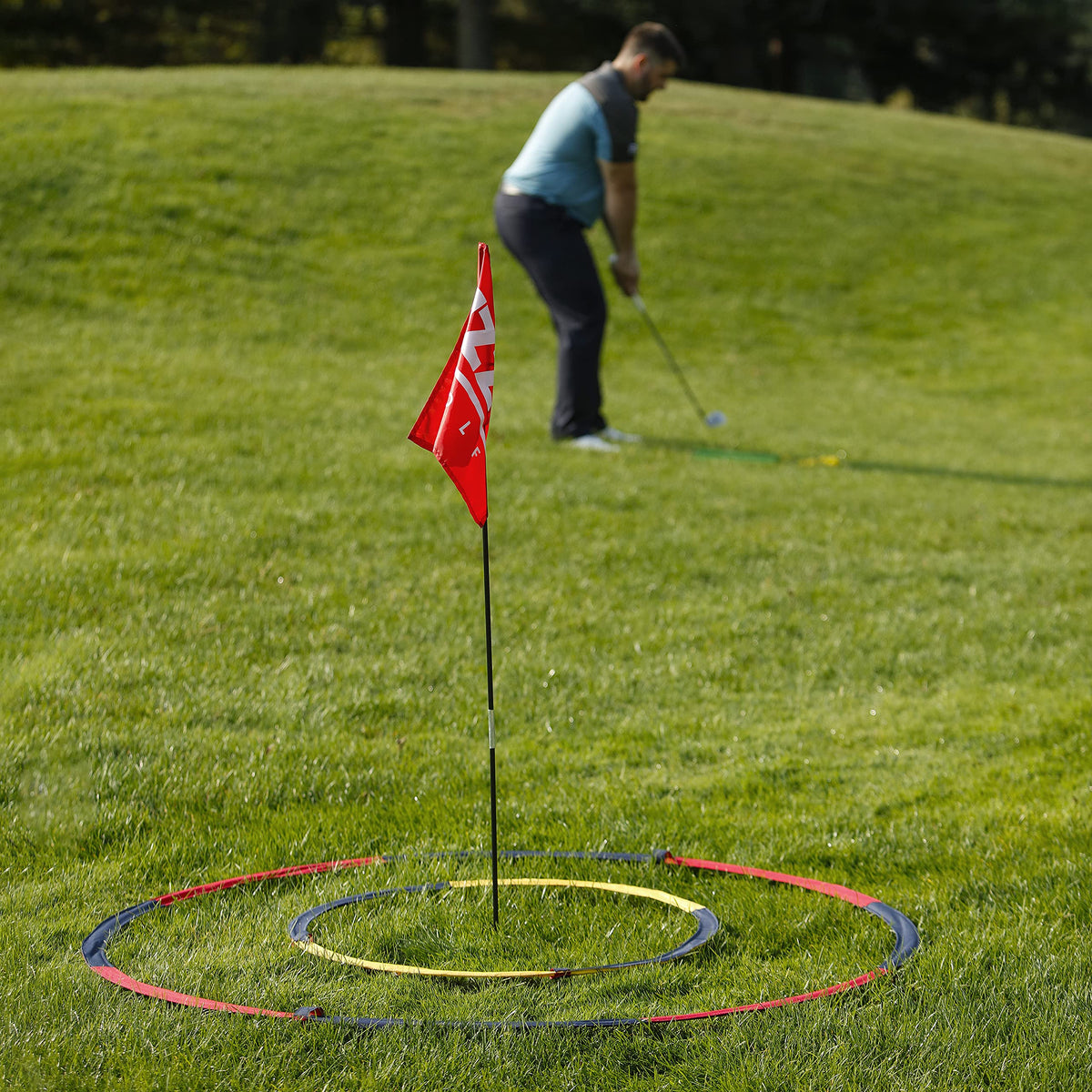 Izzo Backyard Bullseye 28-inch target for compact backyard practice.