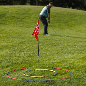 Izzo Backyard Bullseye 28-inch target for compact backyard practice.