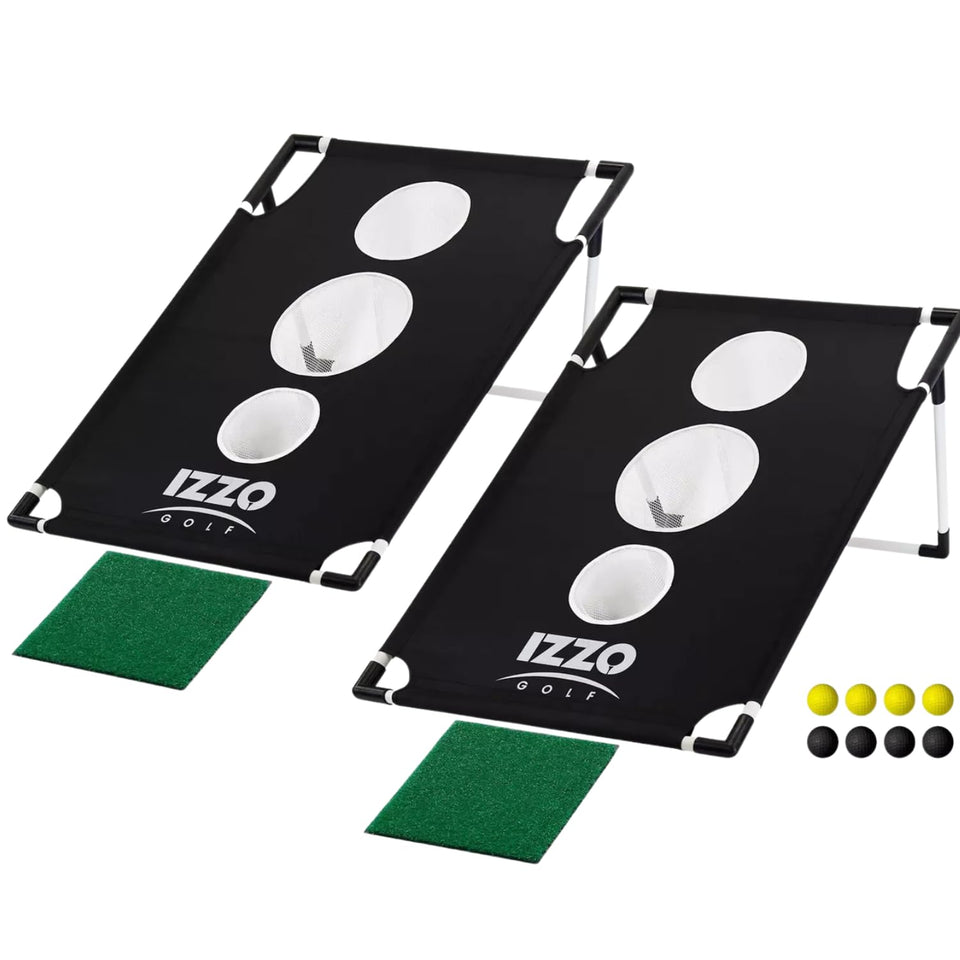 Izzo Corn-Hole Chipping game frames and targets for backyard fun and friendly competition.