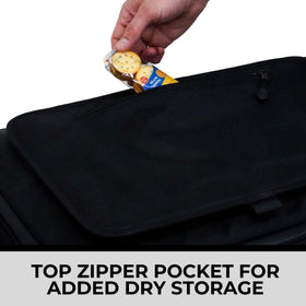 IZZO Front Hood Riding Cart Cooler rugged design with rubber handles for grip