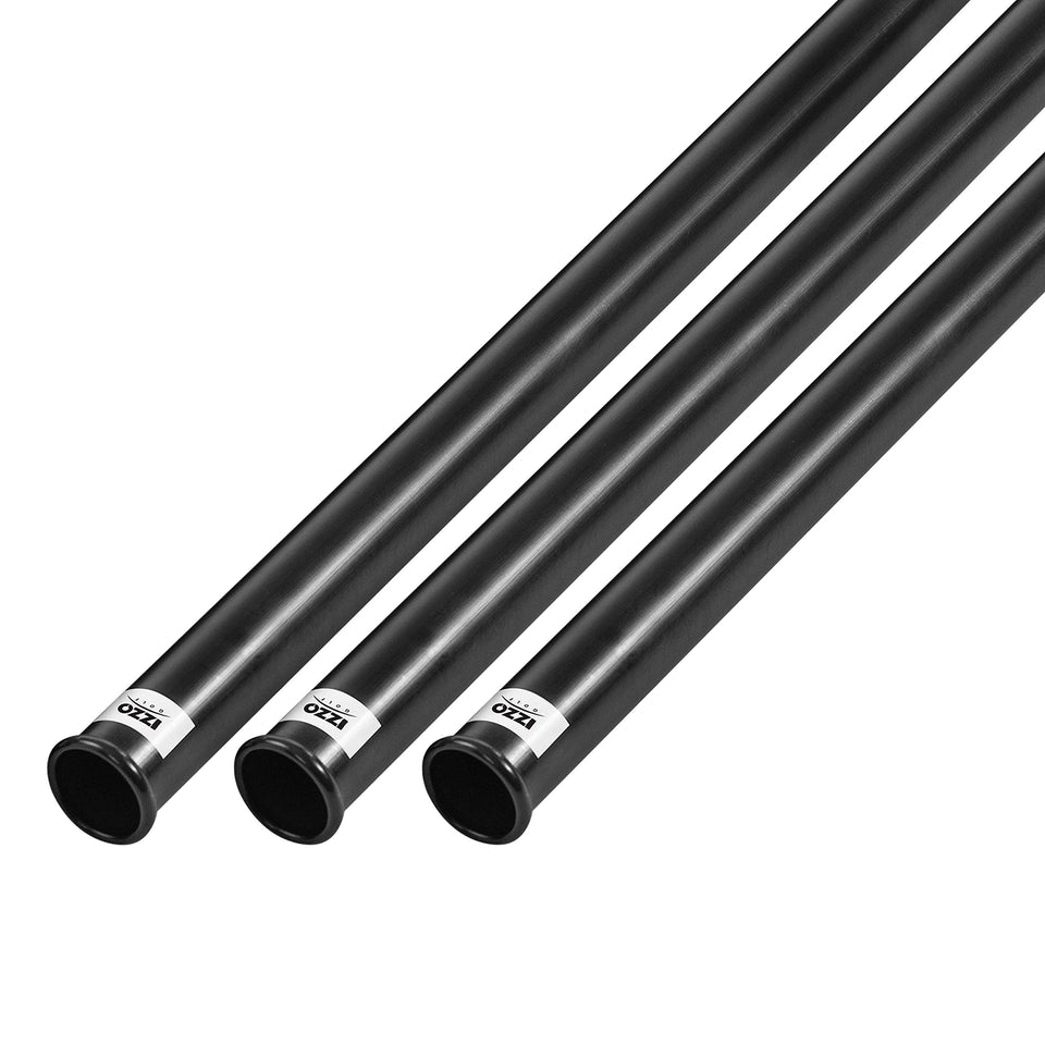 IZZO Golf black club tube inside bag protects shaft while organizing clubs.