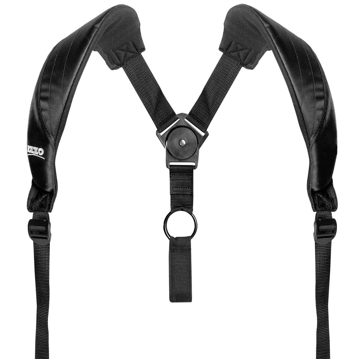 Izzo 3-point connection enables quick adjustments during play for secure fit.