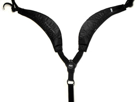 Izzo Golf Comfort Swivel Dual-Strap attached to bag for balanced, comfortable carry.