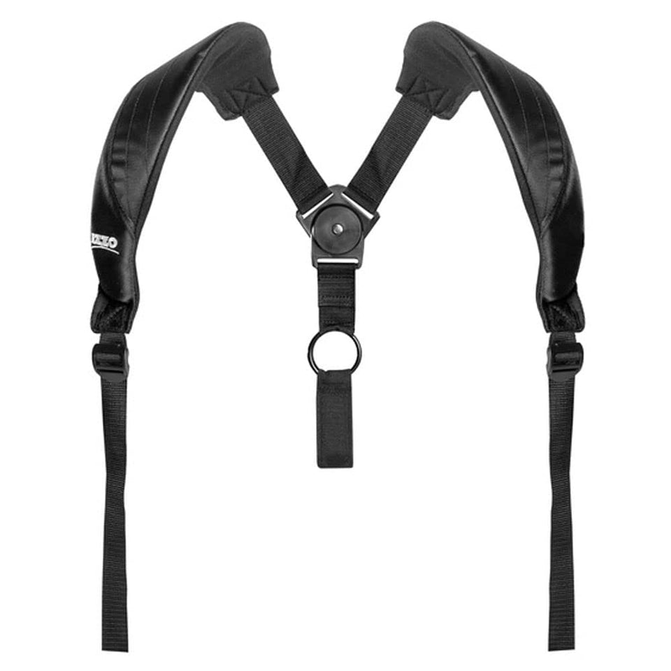 Izzo Comfort Swivel dual-strap strap providing ergonomic support for balanced carrying