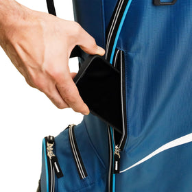 Izzo Ultra-Lite Cart Bag SmartGRIP handle for easy loading and unloading