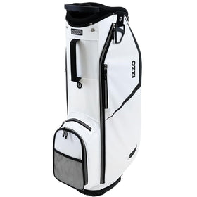 Izzo Ultra-Lite cart bag top view showing organized layout for easy club access.
