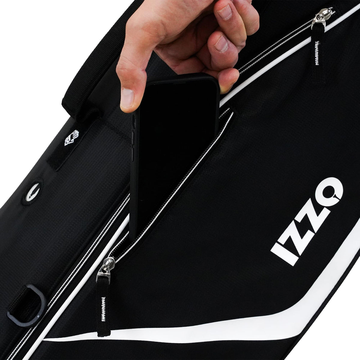 Izzo Ultra-Lite Stand Bag dual strap design eases shoulder fatigue